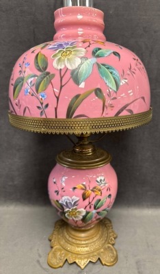 Handpainted Gone With The Wind Lamp - 6