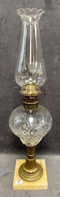 EAPG Ring Punty Kerosene Lamp - 2