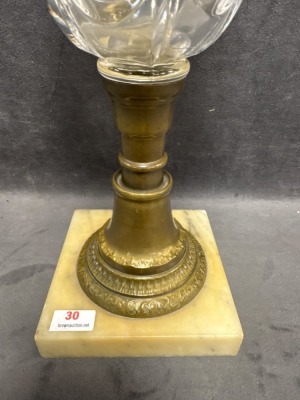 EAPG Ring Punty Kerosene Lamp - 3