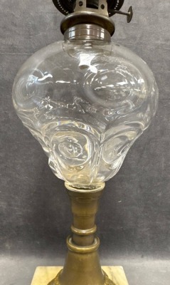 EAPG Ring Punty Kerosene Lamp - 4