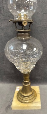 EAPG Ring Punty Kerosene Lamp - 5