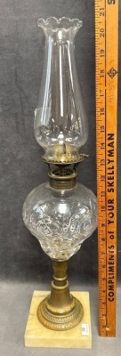 EAPG Ring Punty Kerosene Lamp - 7