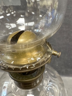 EAPG Ring Punty Kerosene Lamp - 8