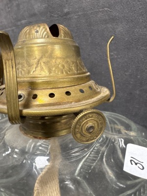 Two Coolidge Drape Kerosene Lamps - 6