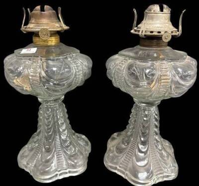 Coolidge Drape Kerosene Lamp Stands