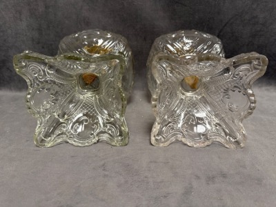 EAPG Princess Feather Kerosene Lamps - 8
