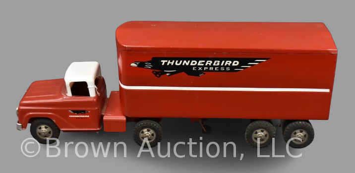 1959 Tonka "Thunderbird" semi, No. 37 (red)