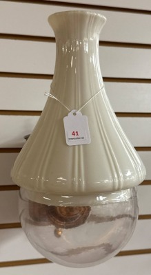 Copper and Glass Wall-Mounted Oil Lamp - 3