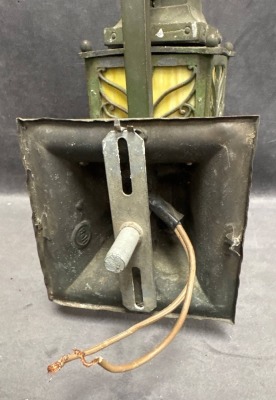 Bradley and Hubbard Slag Glass Wall Sconce - 4