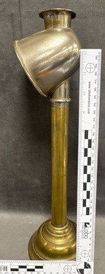 Early 20th Century Brass Candle Lamp - 5