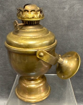 Perko Brass Gimbal Nautical Lamp with Burner - 2