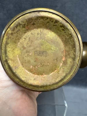 Perko Brass Gimbal Nautical Lamp with Burner - 11