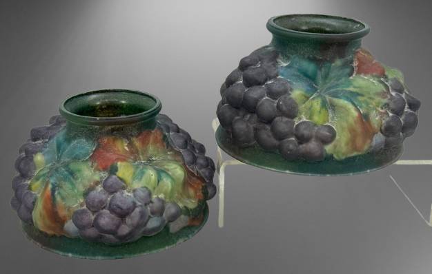 Vintage Puffy Grapes and Leaves small Lamp Shades