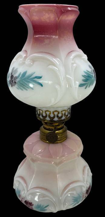 Miniature Handpainted Oil Lamp