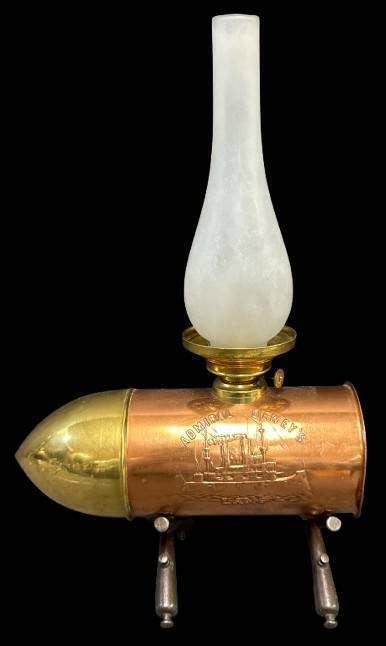 Admiral Dewey's Commemorative Ship Lamp