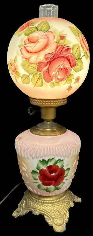 Elec. Gone with the Wind Parlor Lamp