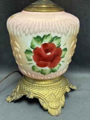 Elec. Gone with the Wind Parlor Lamp - 3