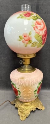 Elec. Gone with the Wind Parlor Lamp - 5