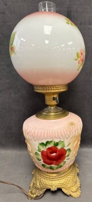 Elec. Gone with the Wind Parlor Lamp - 7