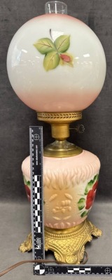Elec. Gone with the Wind Parlor Lamp - 8