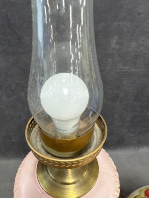 Elec. Gone with the Wind Parlor Lamp - 10