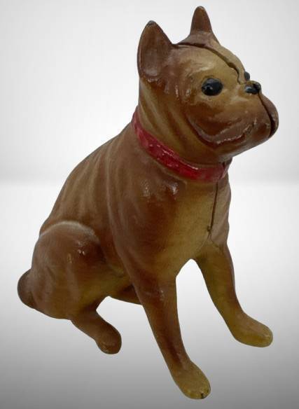 Cast Iron Boxer Bulldog Bank