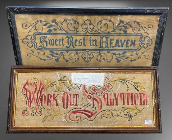 19th Century Needlepoint Samplers
