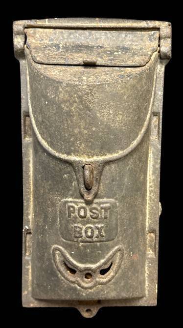 Early 20th Century Cast Iron Post Box