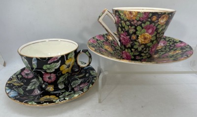 Royal Winton Grimwades Chintz Floral Teacups and Saucers