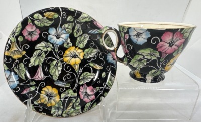 Royal Winton Grimwades Chintz Floral Teacups and Saucers - 7