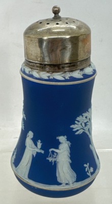 Wedgwood Blue Jasperware Sugar Shaker