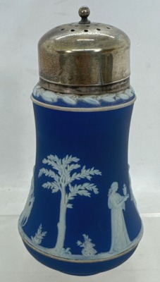 Wedgwood Blue Jasperware Sugar Shaker - 2