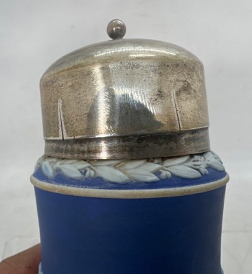 Wedgwood Blue Jasperware Sugar Shaker - 7
