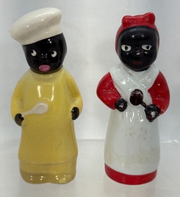 Ceramic Chef and Lady Pie Birds