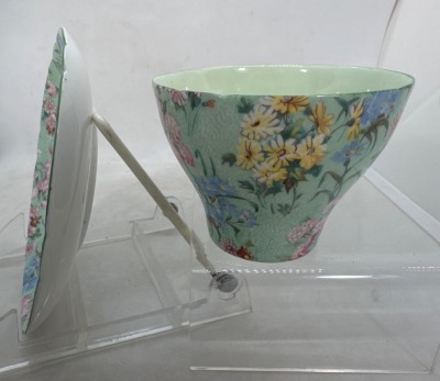 Shelley Chintz Teacup and Saucer Sets, Melody & Maytime - 3