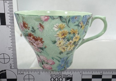 Shelley Chintz Teacup and Saucer Sets, Melody & Maytime - 4