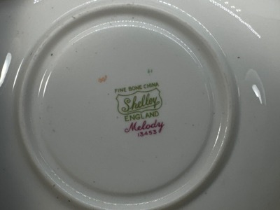 Shelley Chintz Teacup and Saucer Sets, Melody & Maytime - 6