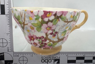 Shelley Chintz Teacup and Saucer Sets, Melody & Maytime - 9