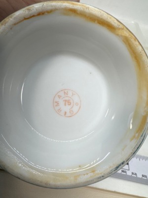 German Ceramic Shaving Scuttles - 6