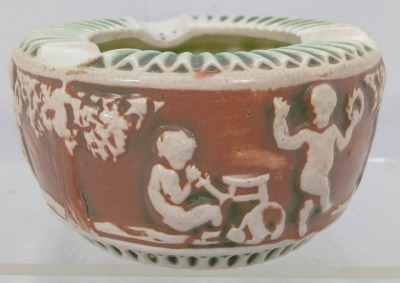Roseville Donatello Ashtray