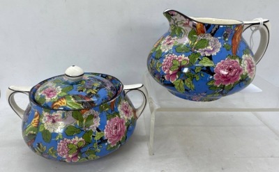 Crown Ducal Ware Cream and Sugar Set