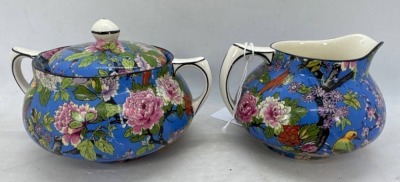 Crown Ducal Ware Cream and Sugar Set - 3