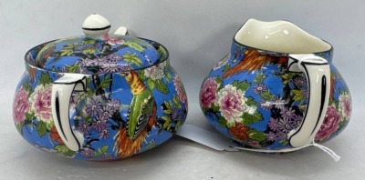 Crown Ducal Ware Cream and Sugar Set - 4