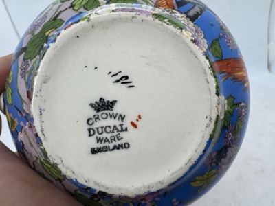 Crown Ducal Ware Cream and Sugar Set - 6