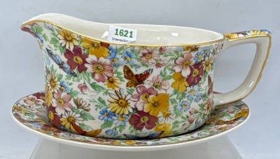 Wade Butterfly Gravy Boat with Underplate