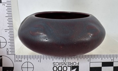 Persian Rose Van Briggle Vase, Early Mark - 4