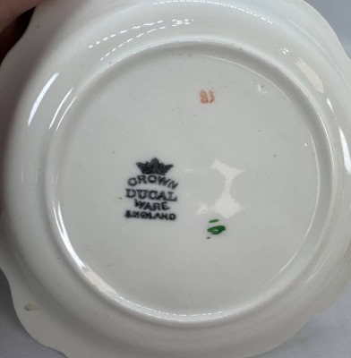 Crown Ducal Ware Chintz Condiment Set - 4