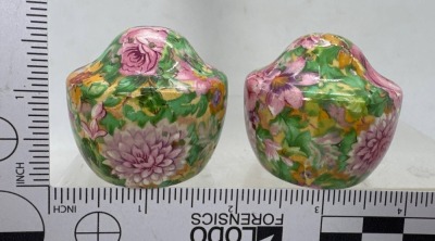 Crown Ducal Ware Chintz Condiment Set - 7