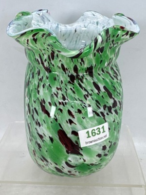 Cased End-of-Day Glass Vase - 2