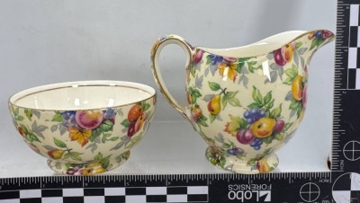 Royal Winton Creamer and Sugar Bowl Set - 3